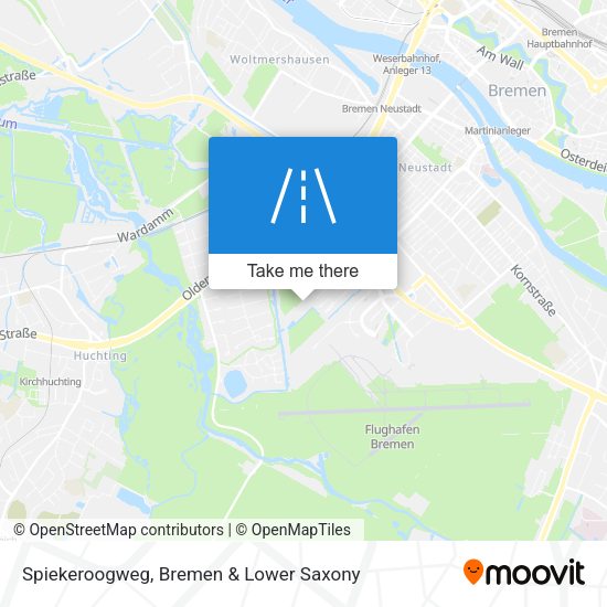 Spiekeroogweg map