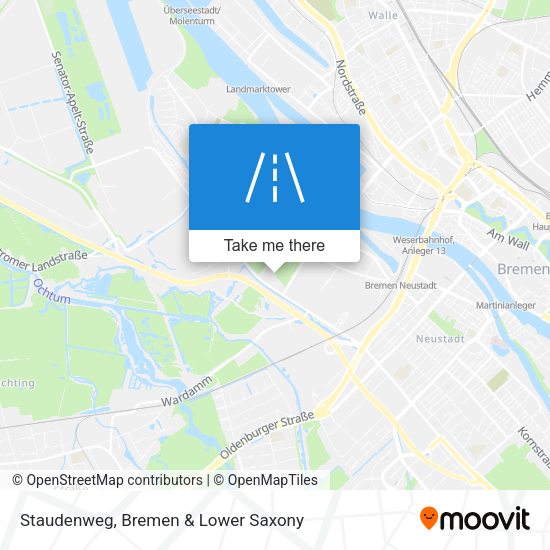 Staudenweg map
