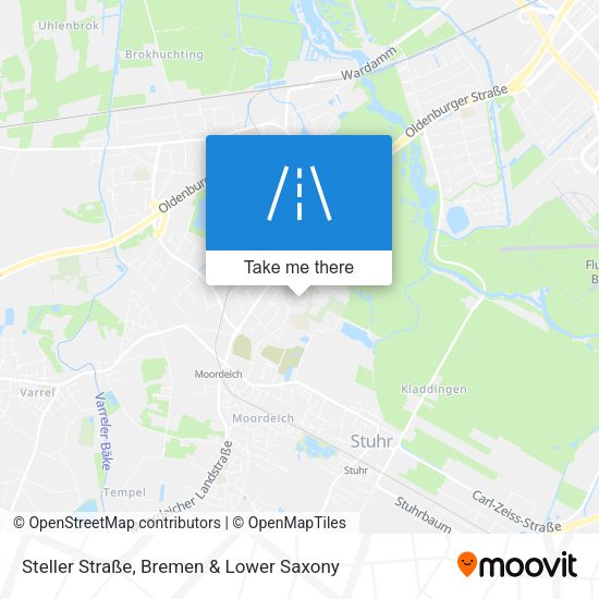 Steller Straße map