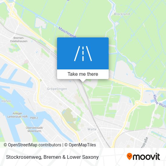 Stockrosenweg map