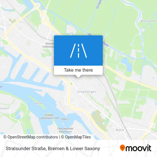 Карта Stralsunder Straße