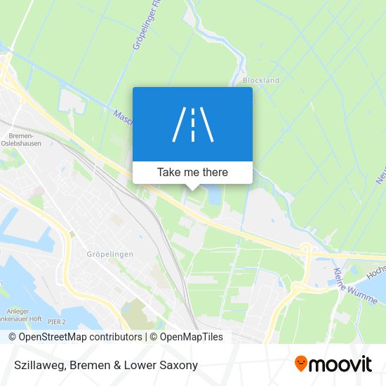Szillaweg map