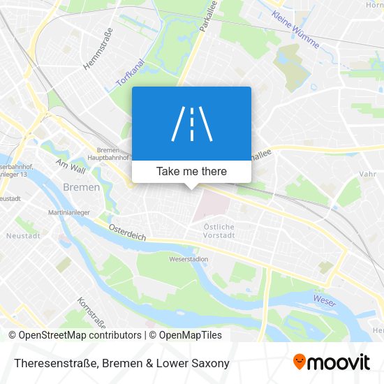 Theresenstraße map