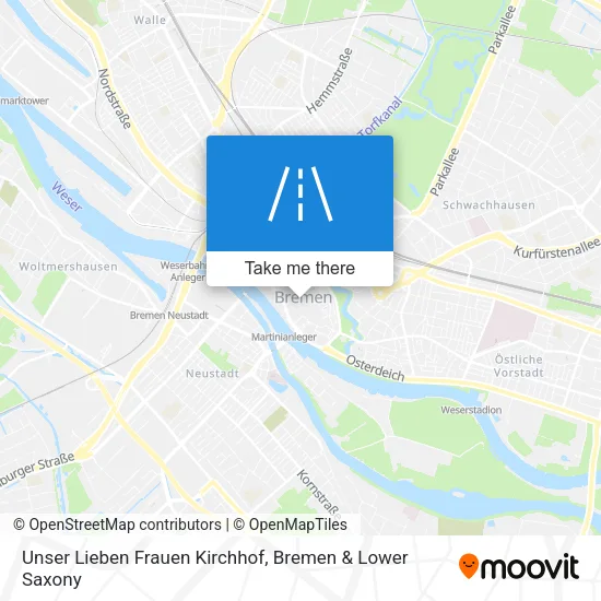 Карта Unser Lieben Frauen Kirchhof