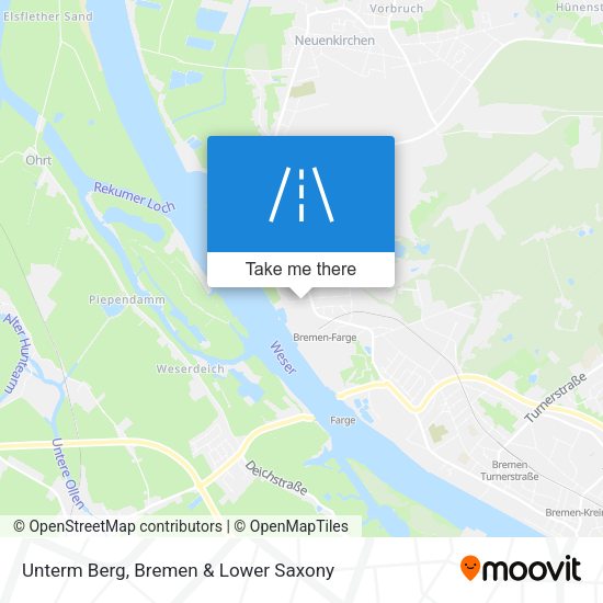 Unterm Berg map