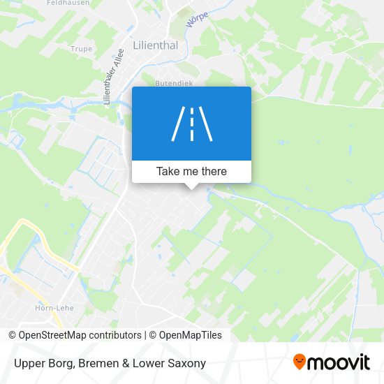 Upper Borg map