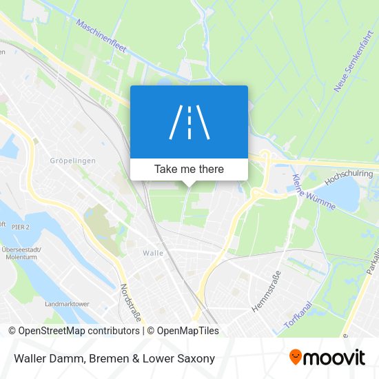 Waller Damm map