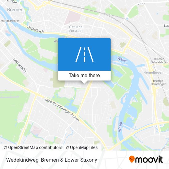 Wedekindweg map