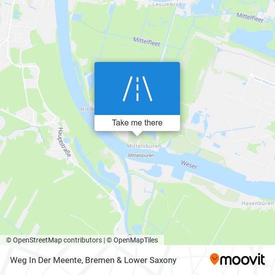 Weg In Der Meente map