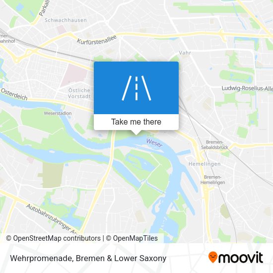 Wehrpromenade map