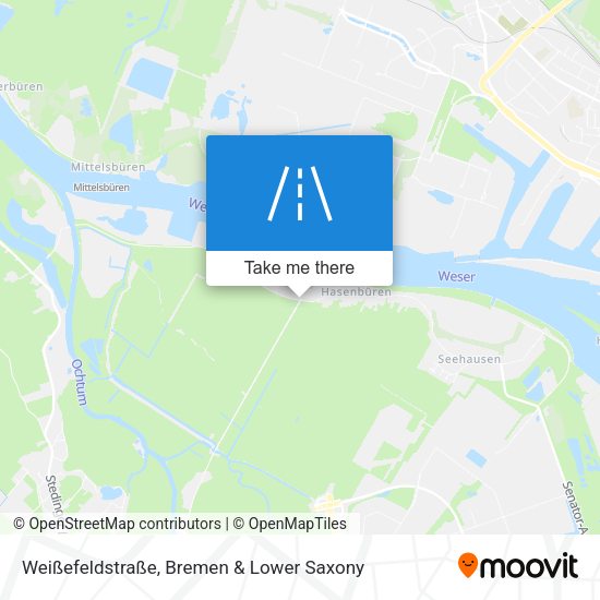 Weißefeldstraße map
