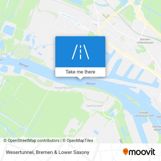Wesertunnel map