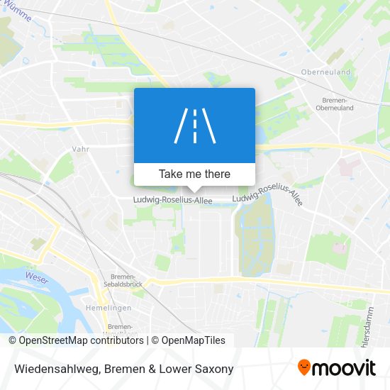 Wiedensahlweg map