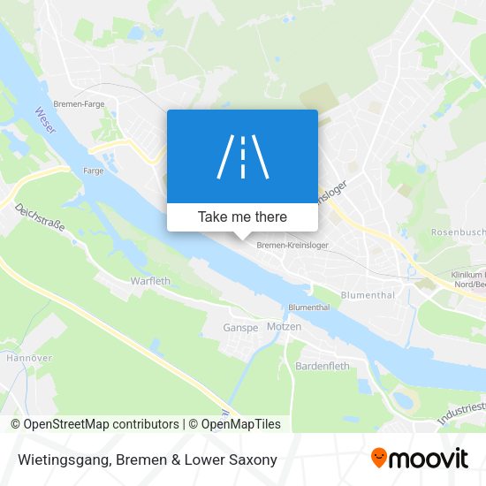 Wietingsgang map