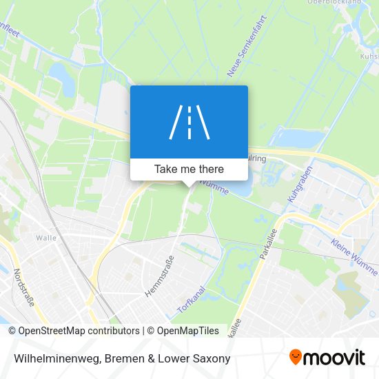 Wilhelminenweg map