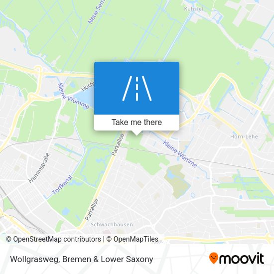 Wollgrasweg map