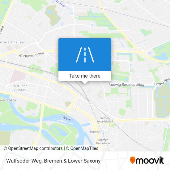 Wulfsoder Weg map