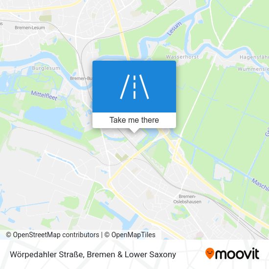 Wörpedahler Straße map