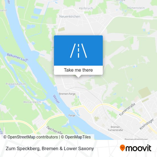 Zum Speckberg map