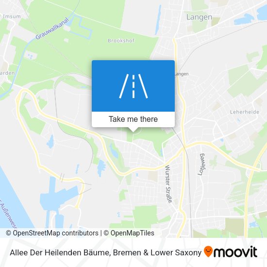 Allee Der Heilenden Bäume map