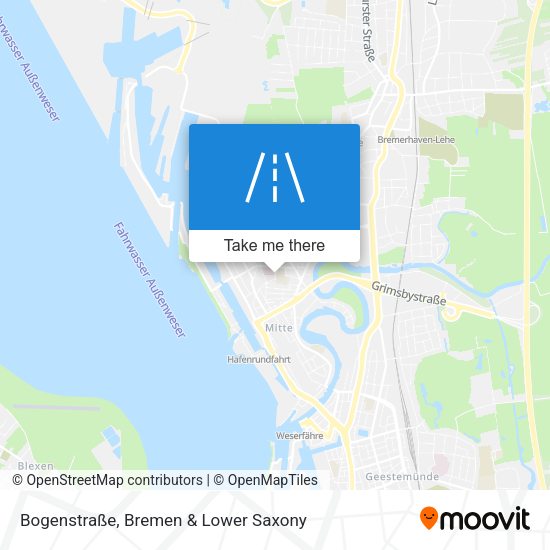 Bogenstraße map