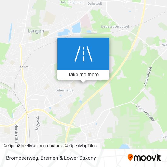 Brombeerweg map