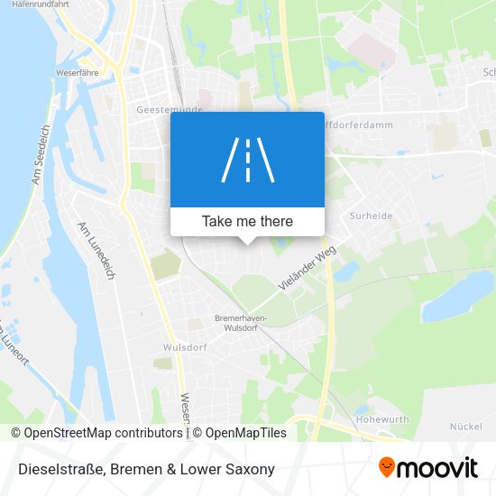Dieselstraße map