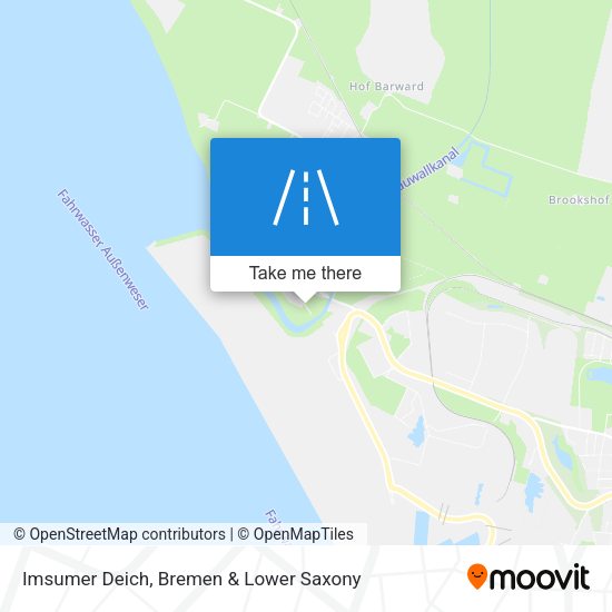 Imsumer Deich map