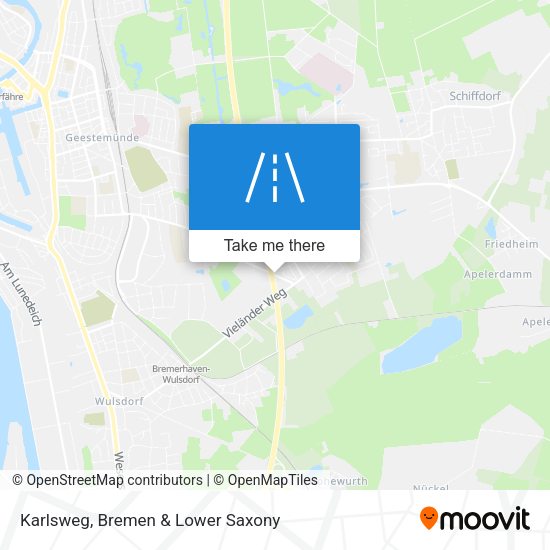 Karlsweg map