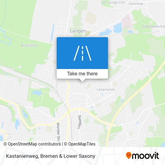 Kastanienweg map
