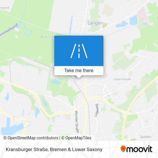 Kransburger Straße map