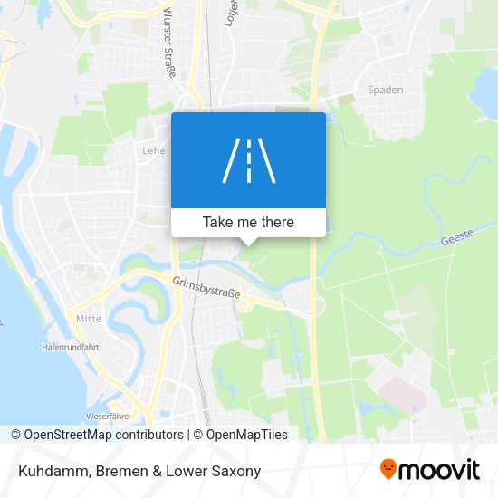 Kuhdamm map