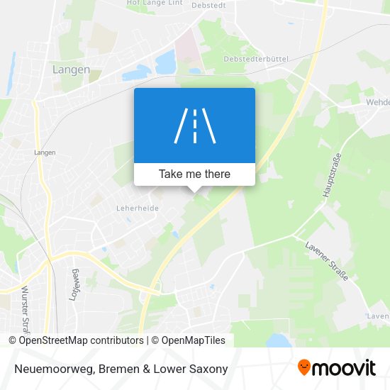Neuemoorweg map