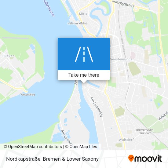 Nordkapstraße map