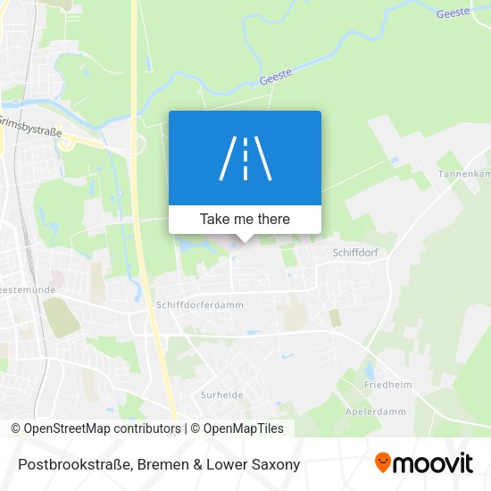 Postbrookstraße map