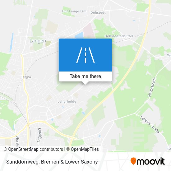 Sanddornweg map