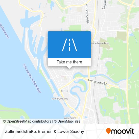 Zollinlandstraße map