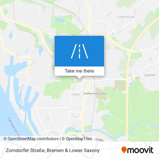 Zorndorfer Straße map