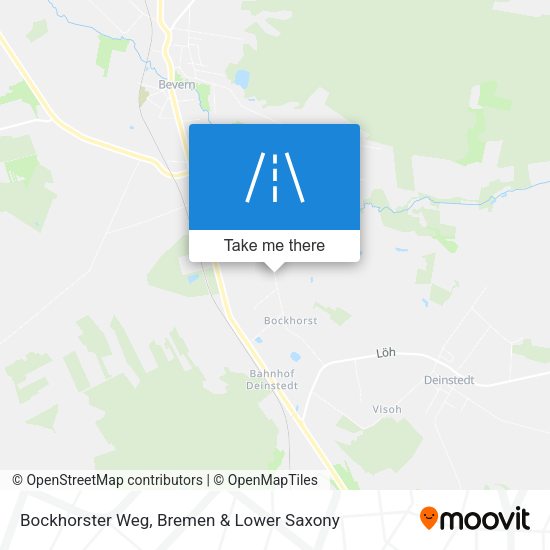 Bockhorster Weg map