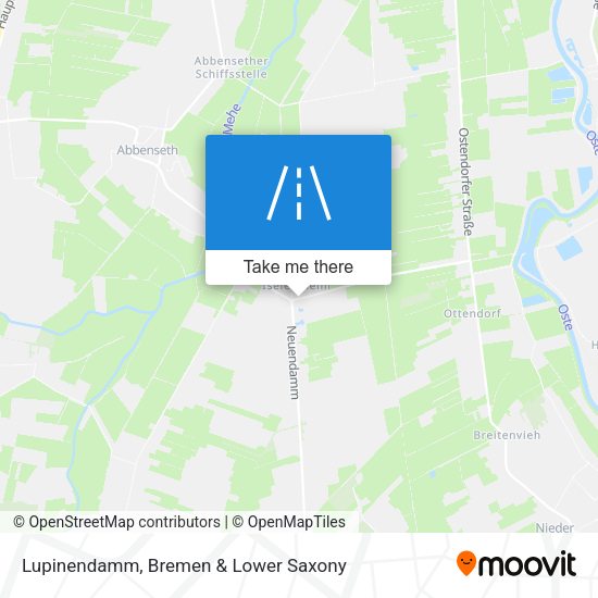 Lupinendamm map