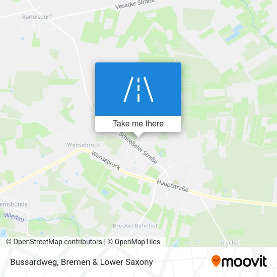 Bussardweg map