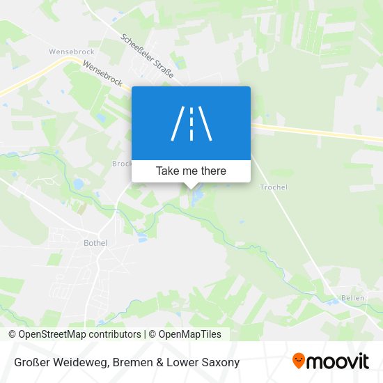Großer Weideweg map