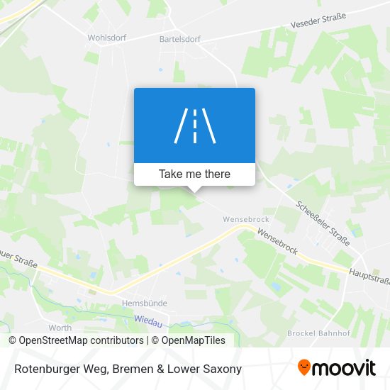 Rotenburger Weg map