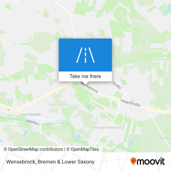 Wensebrock map