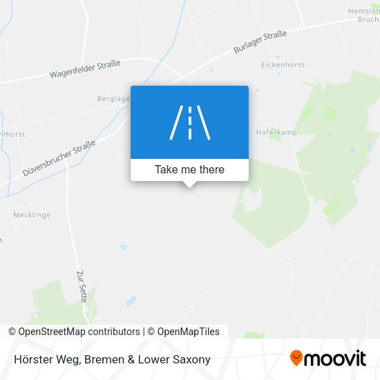 Hörster Weg map