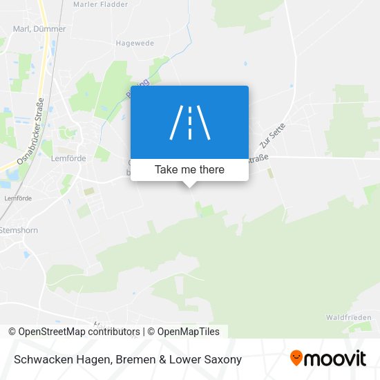 Schwacken Hagen map