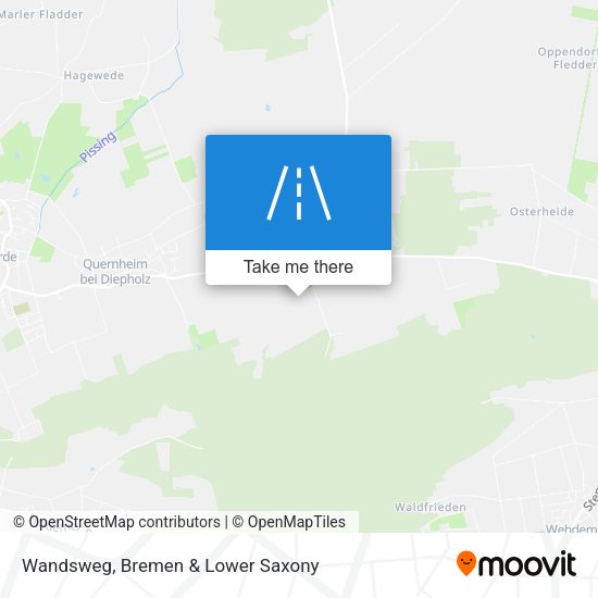 Wandsweg map