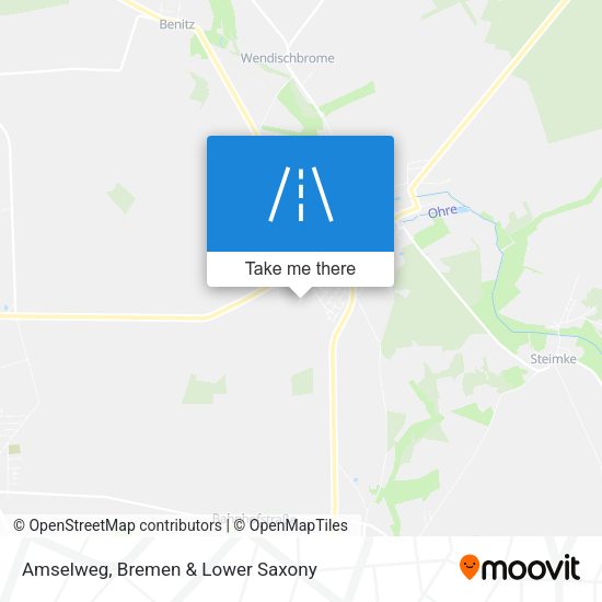 Amselweg map