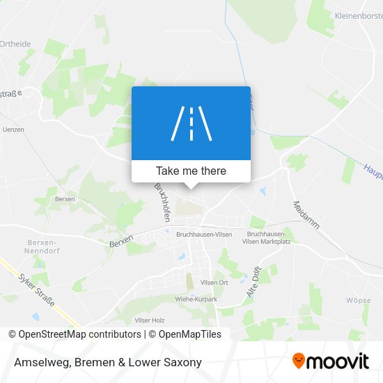 Amselweg map