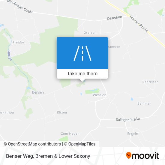 Benser Weg map